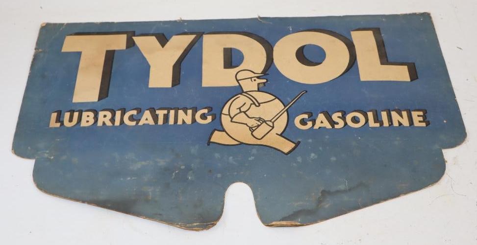 Double Sided Tydol Advertising Automobile Radiator Winterfront: 19.5" x 12"