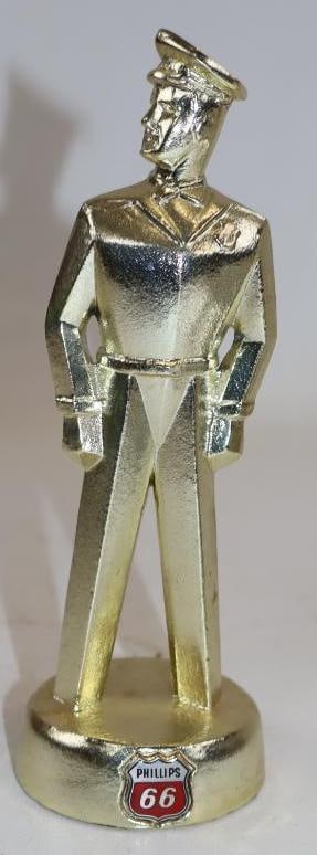 Phillips 66 Gas Station Advertising Figure Statue Mascot: 2.5" x 2.5" x 7"