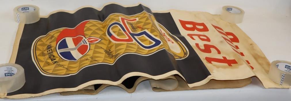 Group of 3 American Oil LDO Gas Station Poster with Oil Can: 35" x 28" each