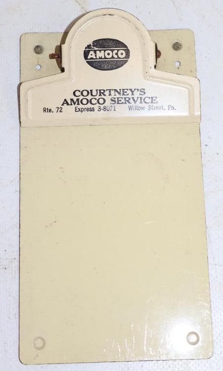 Courtney's Amoco Service Advertising Clipboard: 3" x 5.5"