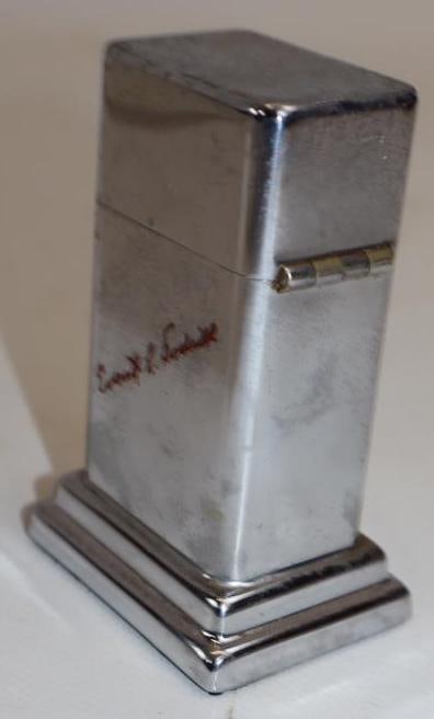 Sinclair AC Gasoline Tabletop Refillable Advertising Lighter - 2
