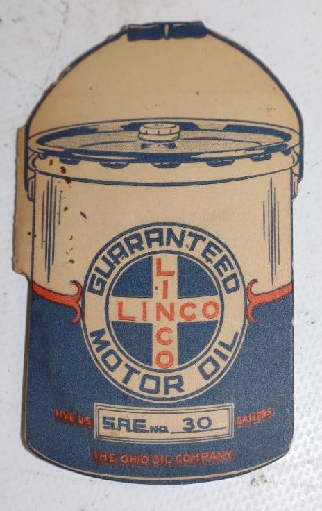 Linco Motoroil 5 Gallon Bucket Shaped Sewing Needle Book: 2" x 3.5"
