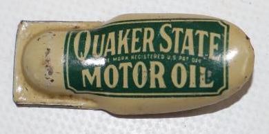 Quaker State Motor Oil Advertising Noise Maker: 1.75" x .75"