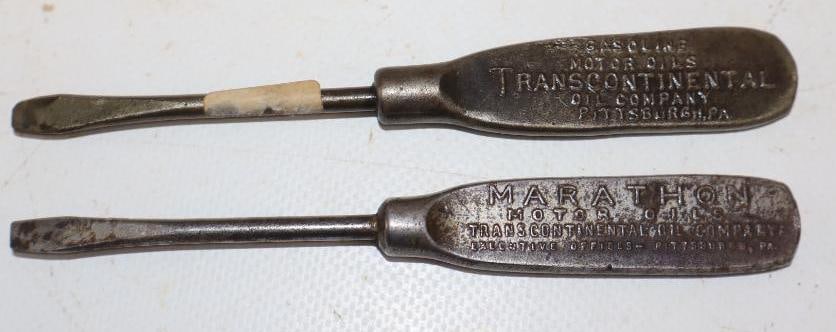 Group of 2 Marathon Best in the Long Run Advertising Screw Drivers (1 of 3)