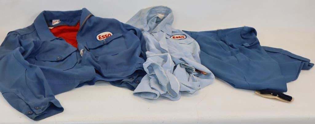 Unitog Esso Service Station Attendant Uniform & Coat with Liner: Shirt is medium, coat is 42, pants are 35