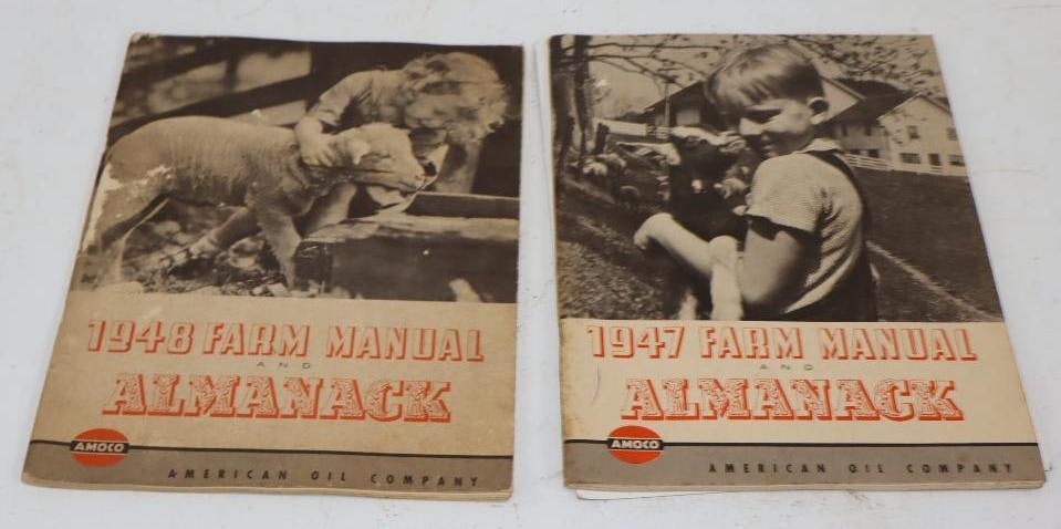 Group of 2 - 1947 & 48 Amoco Manual & Almanac: 8.5" x 11" each
