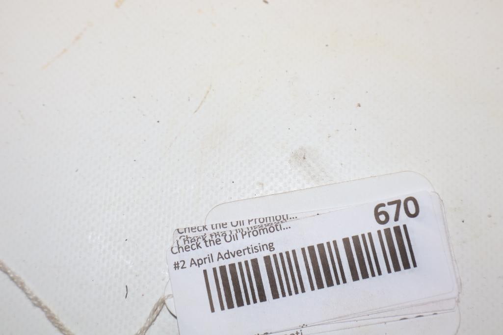 Shell Shock Absorber One Gallon Metal Oil Can: 4" x 6.75" x 10"