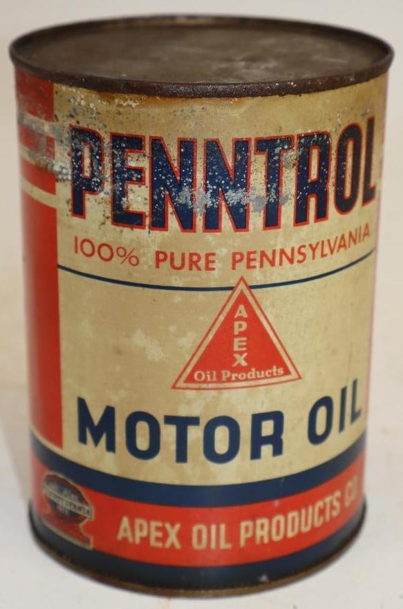 Apex Penntrol One Quart Metal Oil Can (1 of 3)