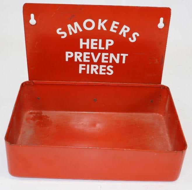 Smoker Help Prevent Fires Outdoor Cigarette Hanging Receptacle: 9.5" x 6.5" x 7.5"