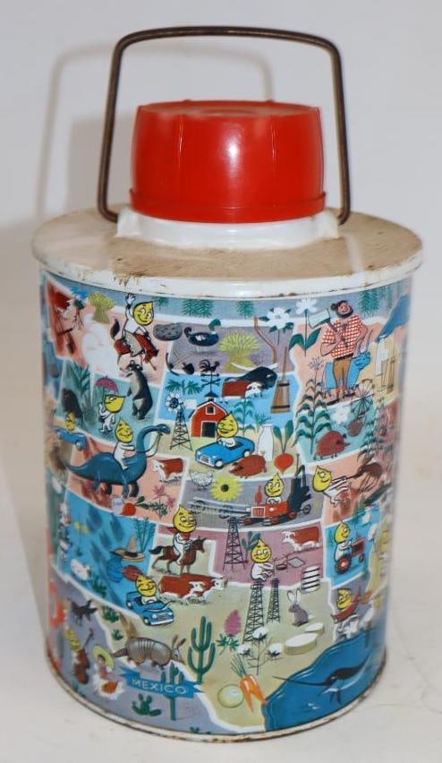 Esso Happy Motoring 1 Gallon Insulated Water Cooler: 6" x 6" x 9.5"