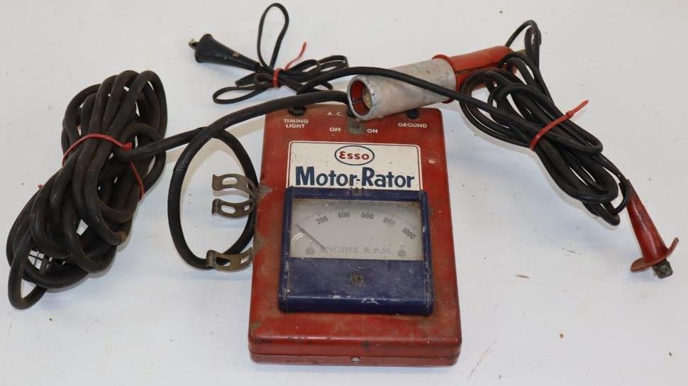 Esso Advertising Motor-Rater Automobile Tester: 9" x 6" x 3"