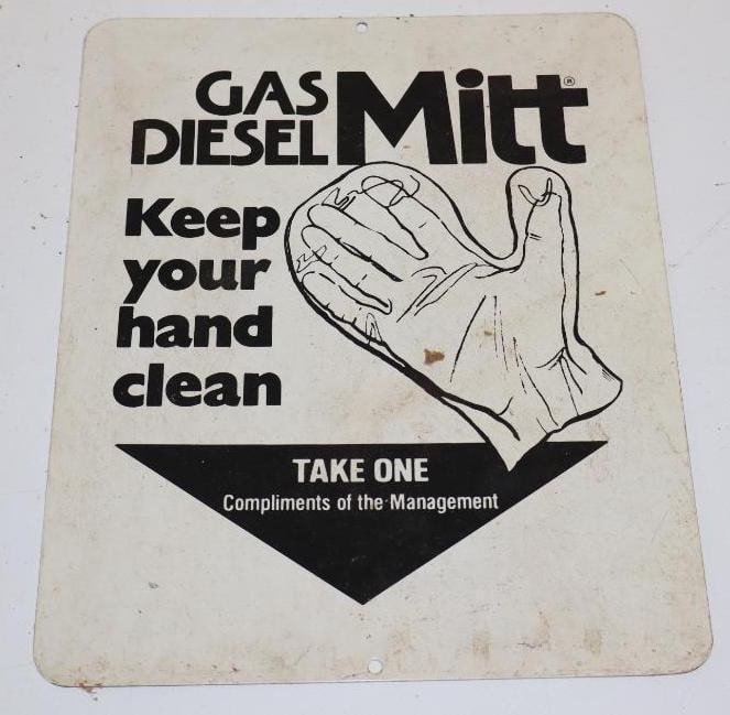 SST Gas Station Diesel Mitt Sign (1 of 2)