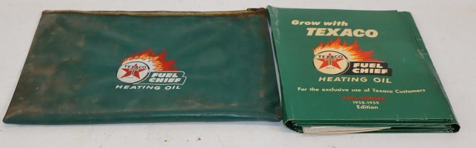 Texaco Fuel Chief Heating Oil 1959 Merchandising Packet: 15" x 11.5"