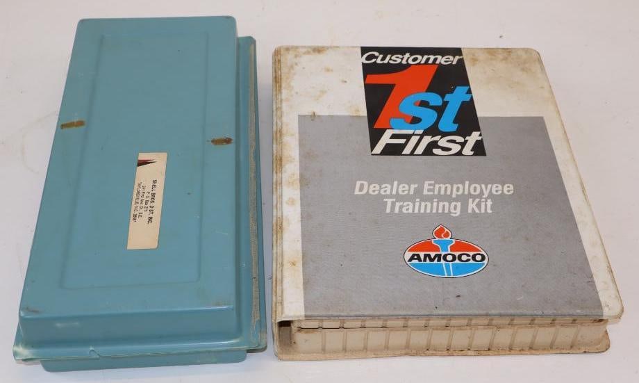 Amoco and Shell Employee Training Video and Cartridges: Largest is 10" x 13" x 2"