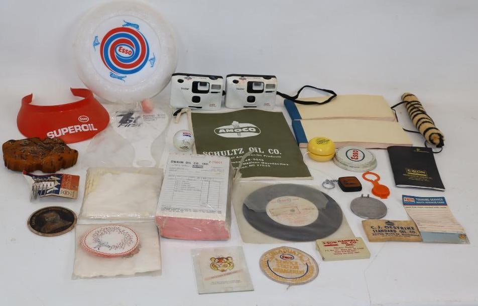 Large Group of Amoco, Esso, & Standard Advertising Items & Giveaways: 11.5" x 8.25" is the largest