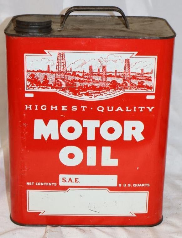 Highest Quality 2 Gallon Metal Oil Can (1 of 4)