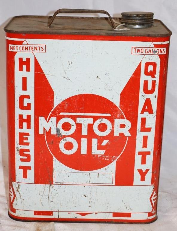 Highest Quality 2 Gallon Metal Oil Can (1 of 6)
