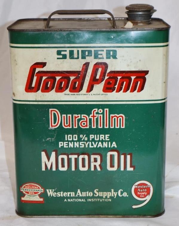 Super Good Penn 2 Gallon Metal Oil Can (1 of 4)