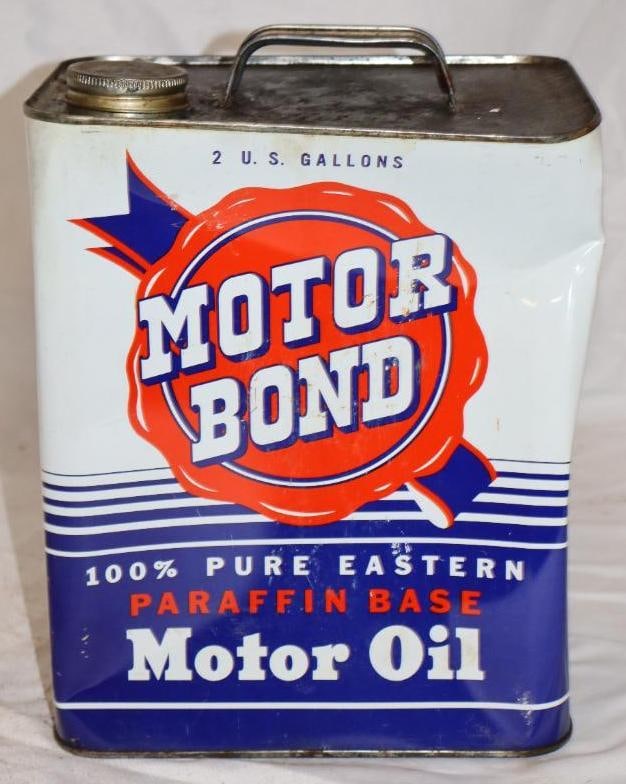 Motor Bond 2 Gallon Metal Oil Can (1 of 4)