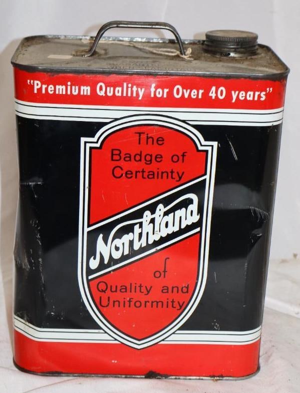 Northland 2 Gallon Metal Oil Can: 8.75" x 5.25" x 11.25"