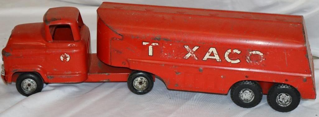 Buddy L Texaco Tanker Pressed Steel Toy Truck (1 of 5)