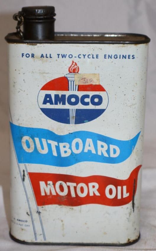 Amoco Outboard One Quart Oil Can (1 of 4)