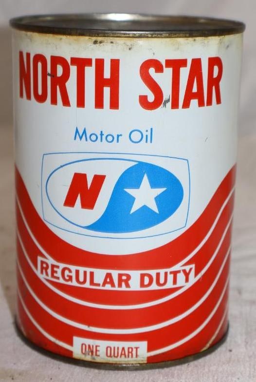 North Star Metal 1 Quart Oil Can: 4" x 4" x 5.5"