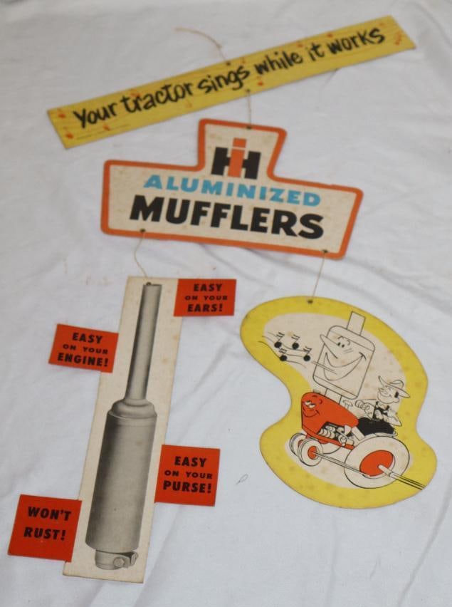 International Tractors Aluminumized Muffler Advertising Mobile: 13" x 22"