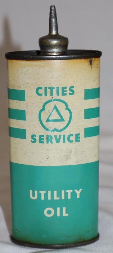 Cities Service Utility Leadtop Oiler Can: 4 oz
