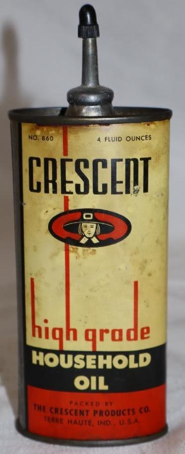 Crescent High Grade Leadtop Oiler Can: 4 oz