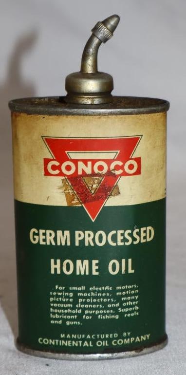 Conoco Germ Processed Handy Oil Can: 3 oz