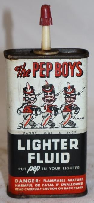 Pep boys Lighter Fluid Oil Can: 4 oz