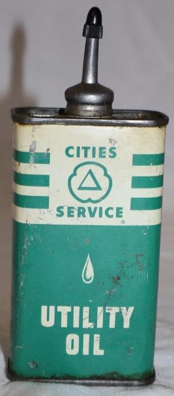 Cities Service Leadtop Oiler Can: 4 oz