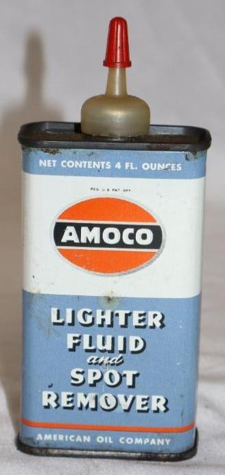 Amoco Lighter Fluid Oiler Can: 4 oz