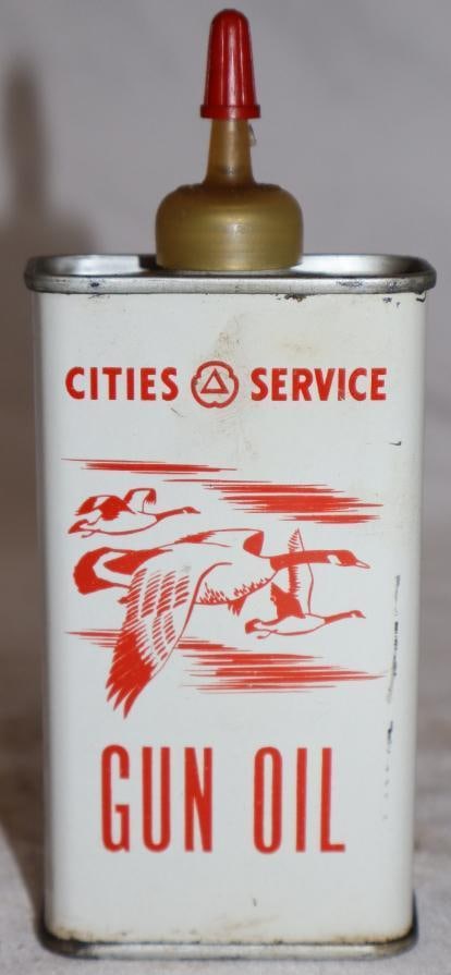 Cities Service Gun Oiler Can: 4 oz