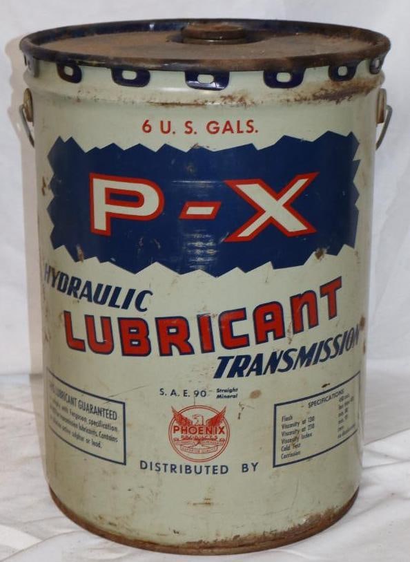 P-X 6 Gallon Transmission Oil Can: 12" x 12" x 16"