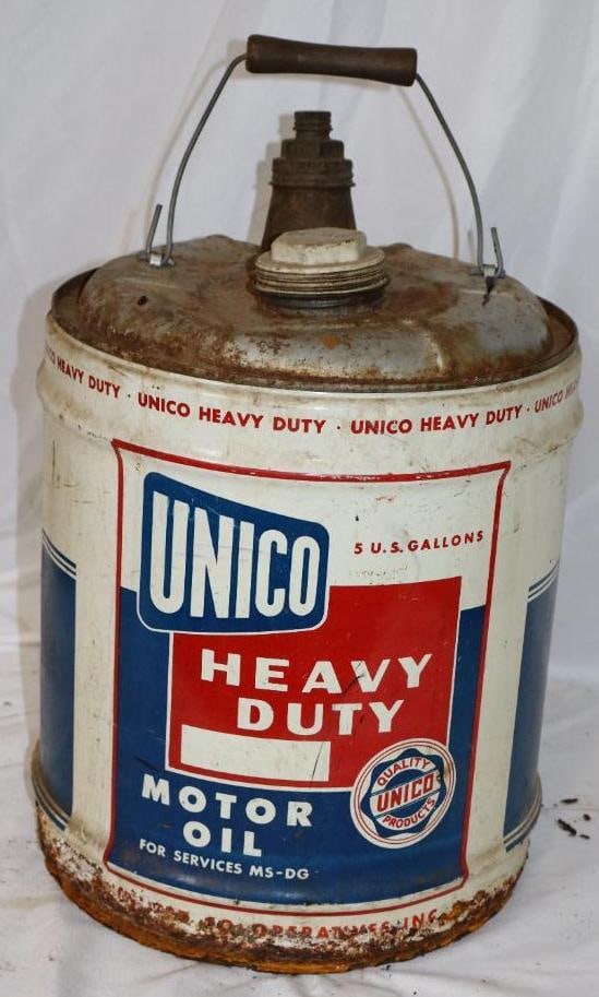 Unico 5 Gallon Oil Can: 11" x 11" x 16"