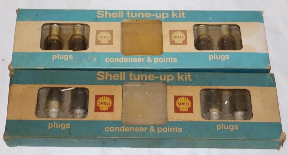 Group of 2 Shell 8 Pack Spark Plug Kit: 13" x 4" x 1" each