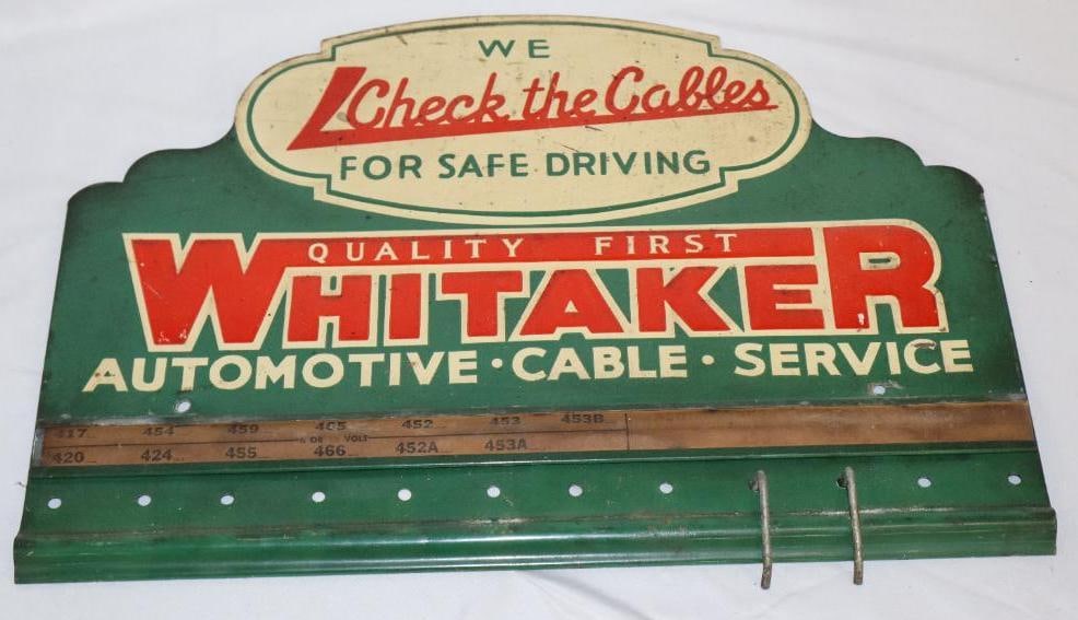 Whitaker Embossed Advertising Sign Rack: 17" x 12.5"
