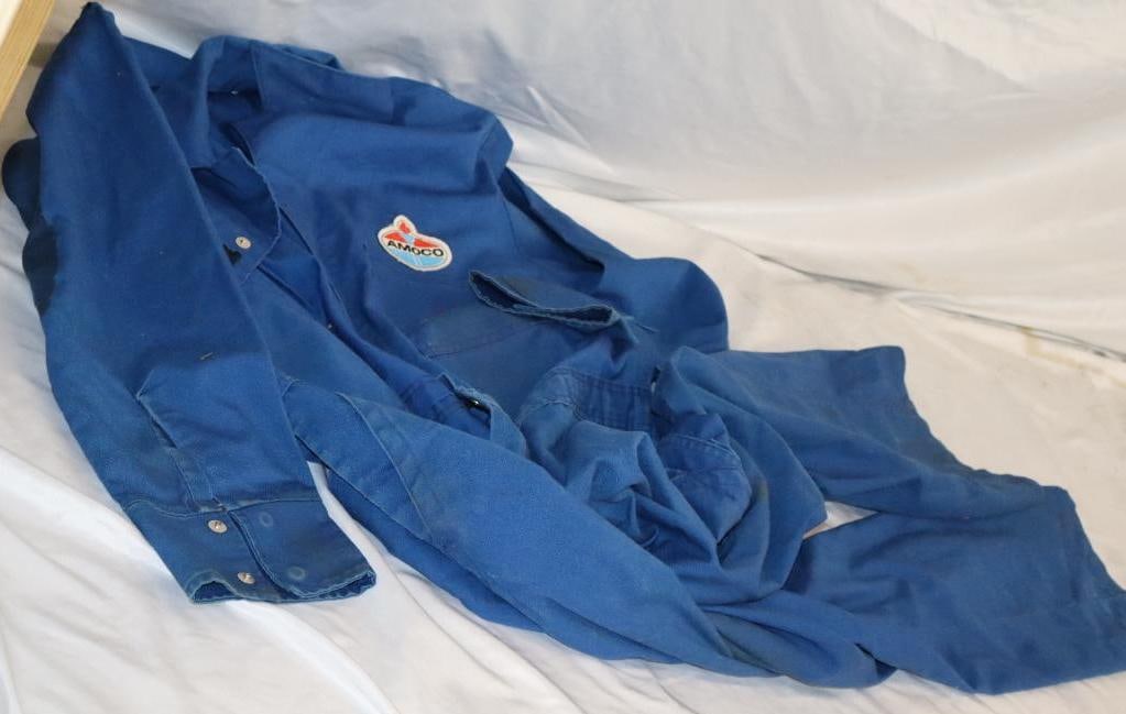 Amoco Unitog Service Station Coveralls: Size Medium