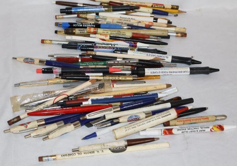 Large Group of Oil & Gas Advertising Pens & Pencils (1 of 4)