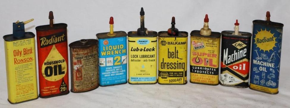 Group of 9 Handy Oil Cans (1 of 4)