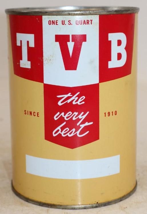 The Very Best Metal One Quart Oil Can: Empty. 32oz