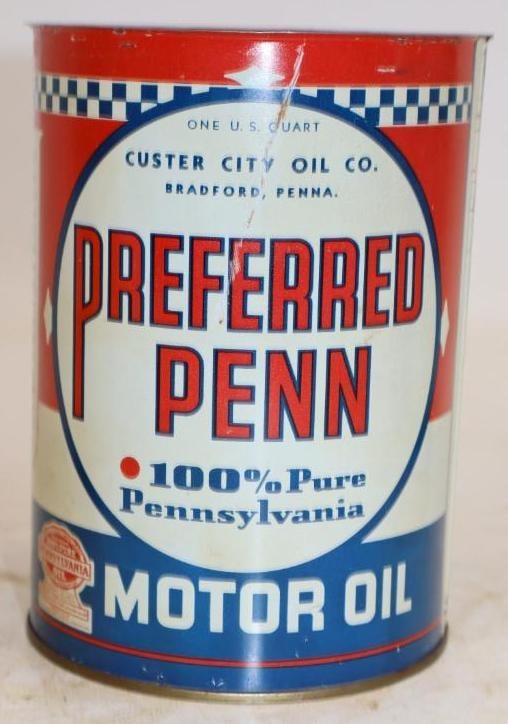 Preferred Penn Metal One Quart Oil Can (1 of 4)