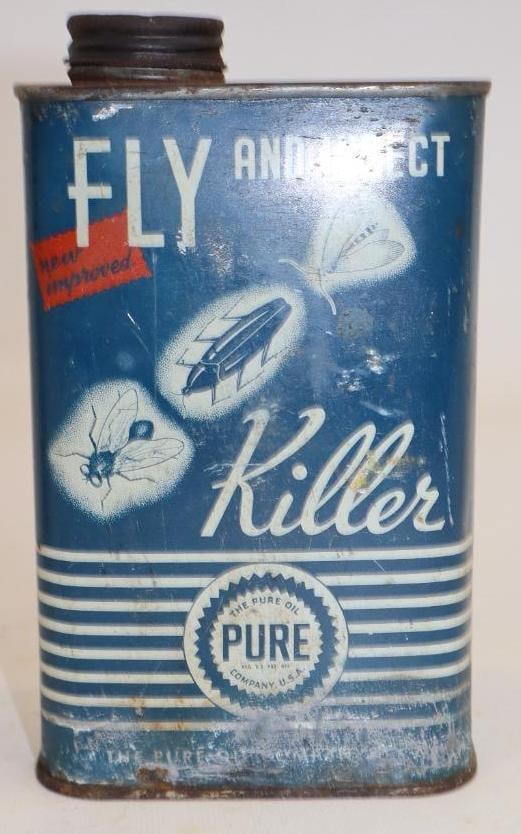 Pure Fly and Insect Killer Pint Can: 16oz Empty