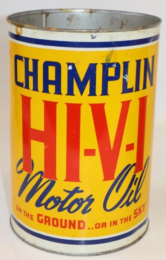 Camplin Hi-Vi Five Quart Metal Oil Can (1 of 4)