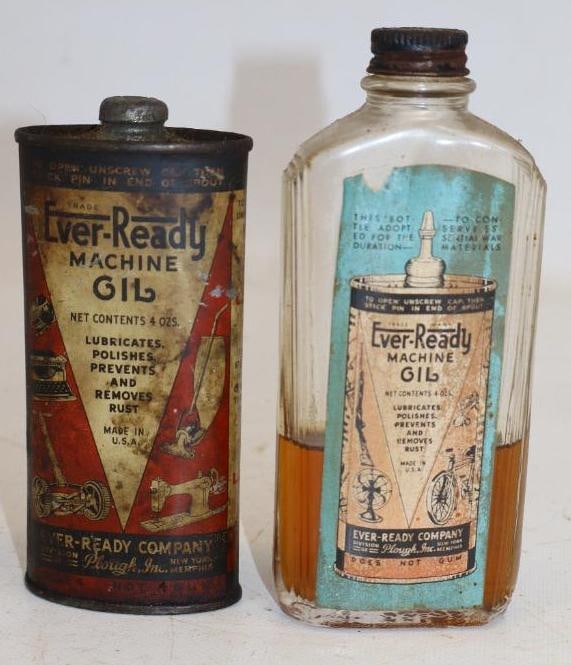 Group of 2 Ever-Ready Sewing Machine Oiler and Bottle: 4oz Each