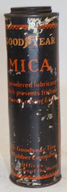 Goodyear Mica Powdered Lubricant Can: 2x2x6