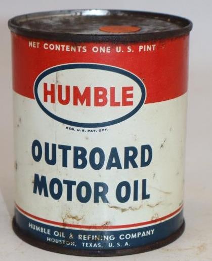 Humble Outboard Pint Oil Can: 16oz Empty