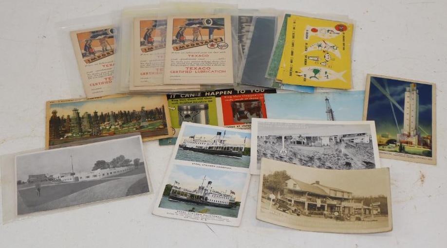 Group of 30 Gas Station Advertising Postcards (1 of 5)